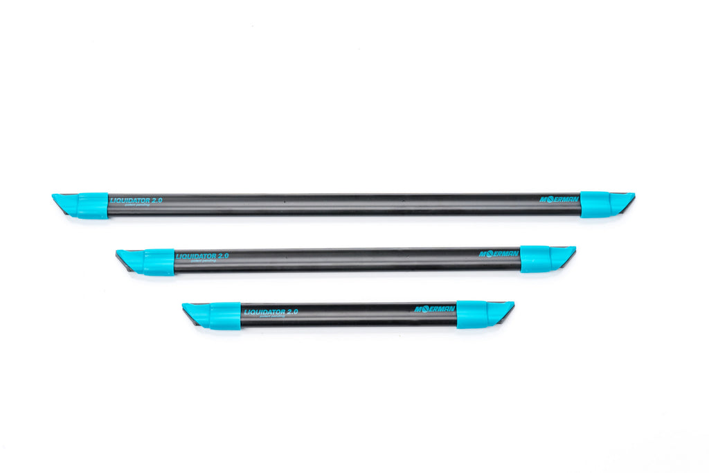 Moerman Liquidator Skinne m.gummi, 35 cm
