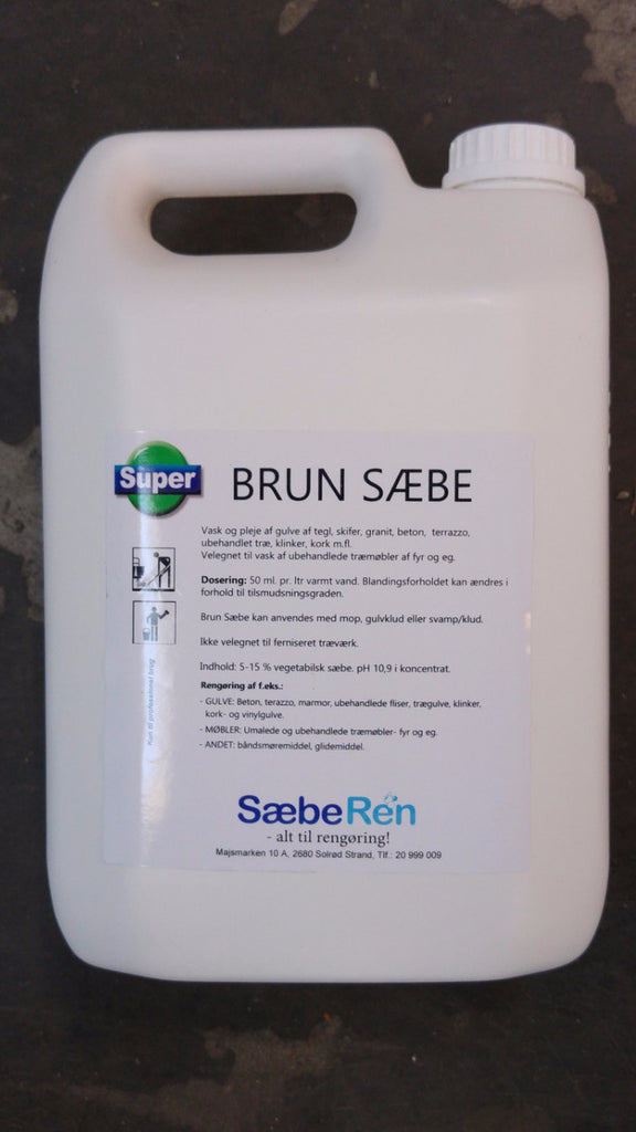 Super Brun Sæbe 5 L