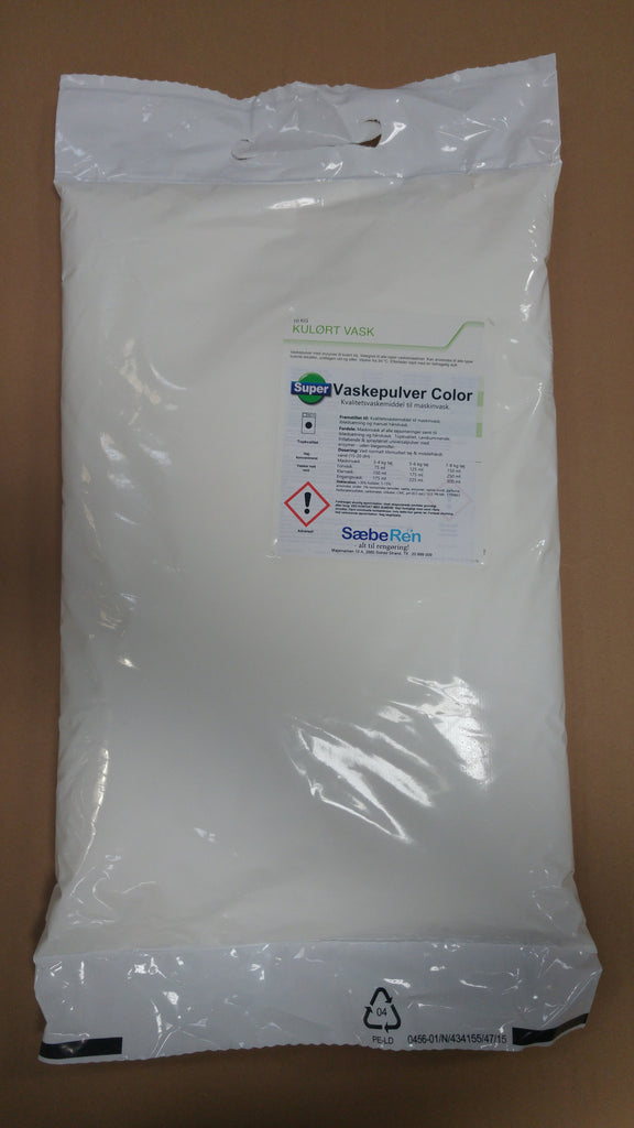 Super Vaskepulver Color, 10 kg
