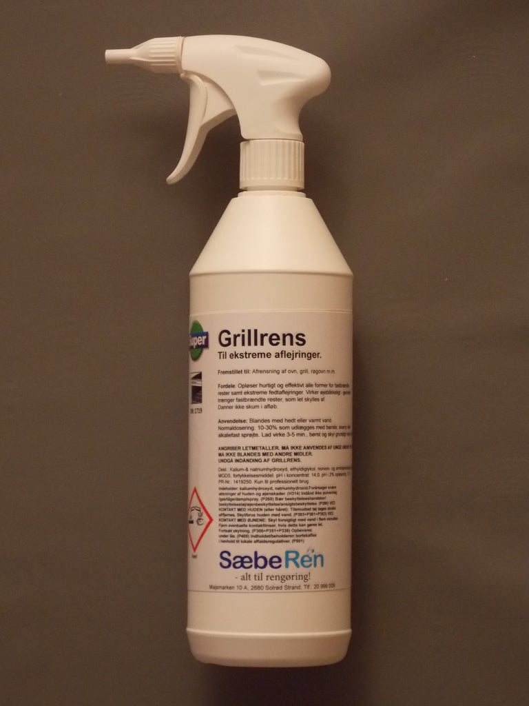Super Grillrens m/spray 1l