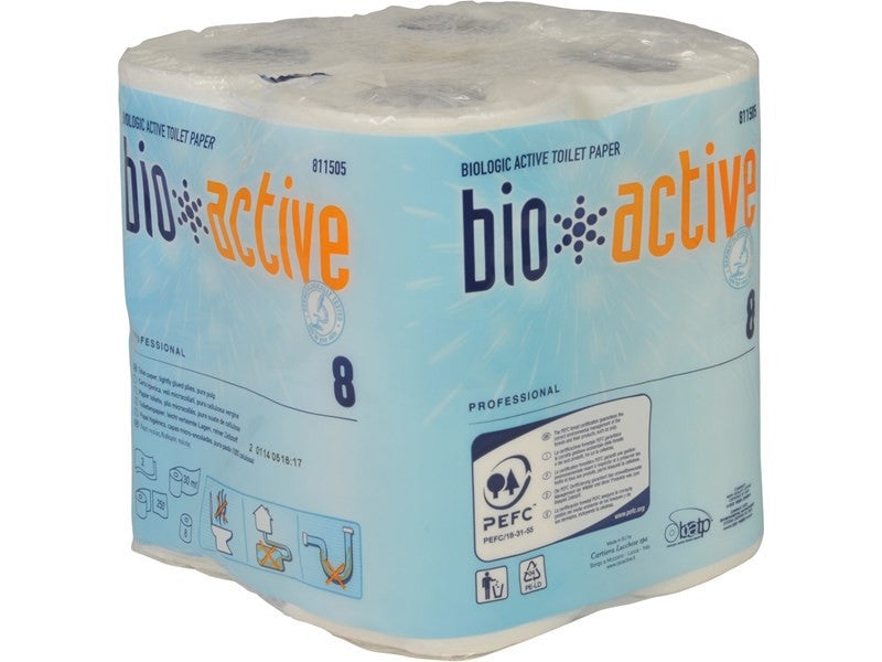 Toiletpapir Bio-active, 2 lag, 28m, 96 ruller